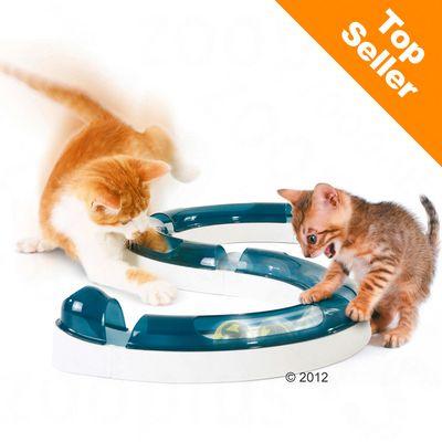 Catit Senses Play Circuit med ball i bølget skinne