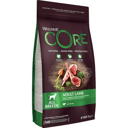 Pose med CORE Wellness Adult Lamb hundefôr