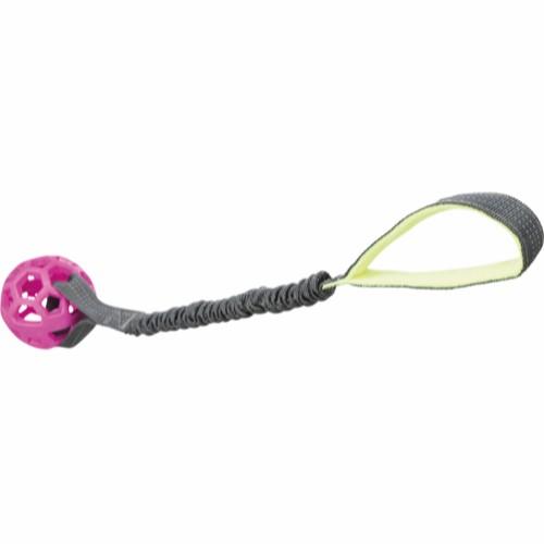 Trixie Bungee Tugger med TPR-ball, tau og håndtak