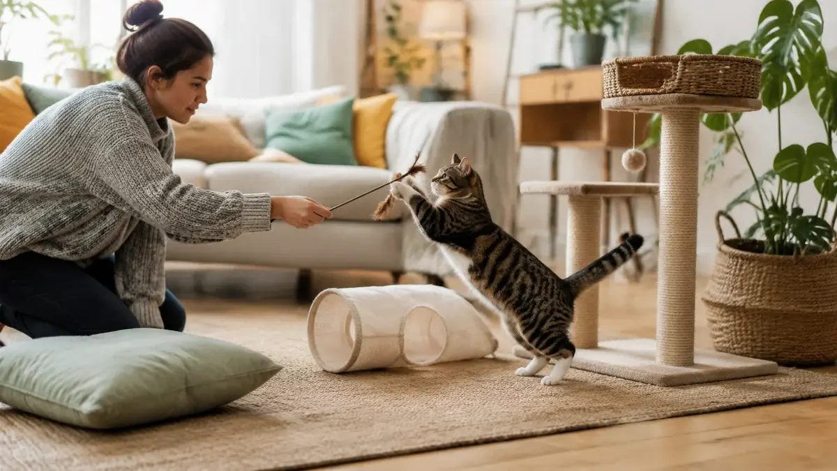Aktivisere innekatt – trygg lek og ukeplan | Aslo.no