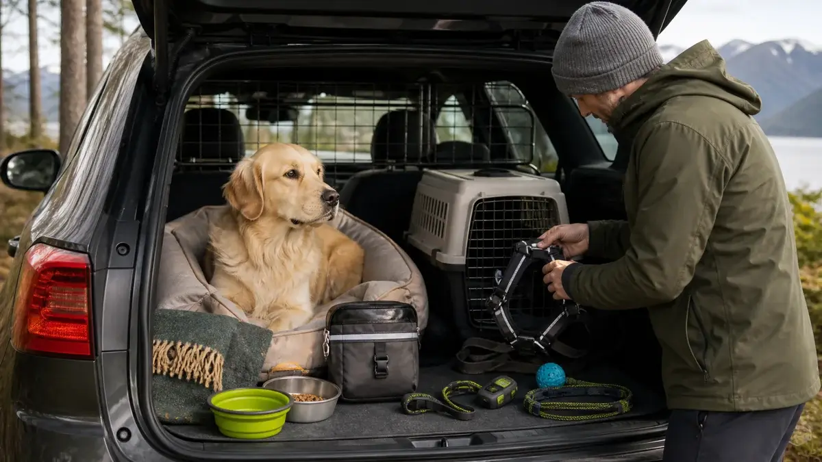 Hund i bil regler – lovkrav og trygg sikring | Aslo.no