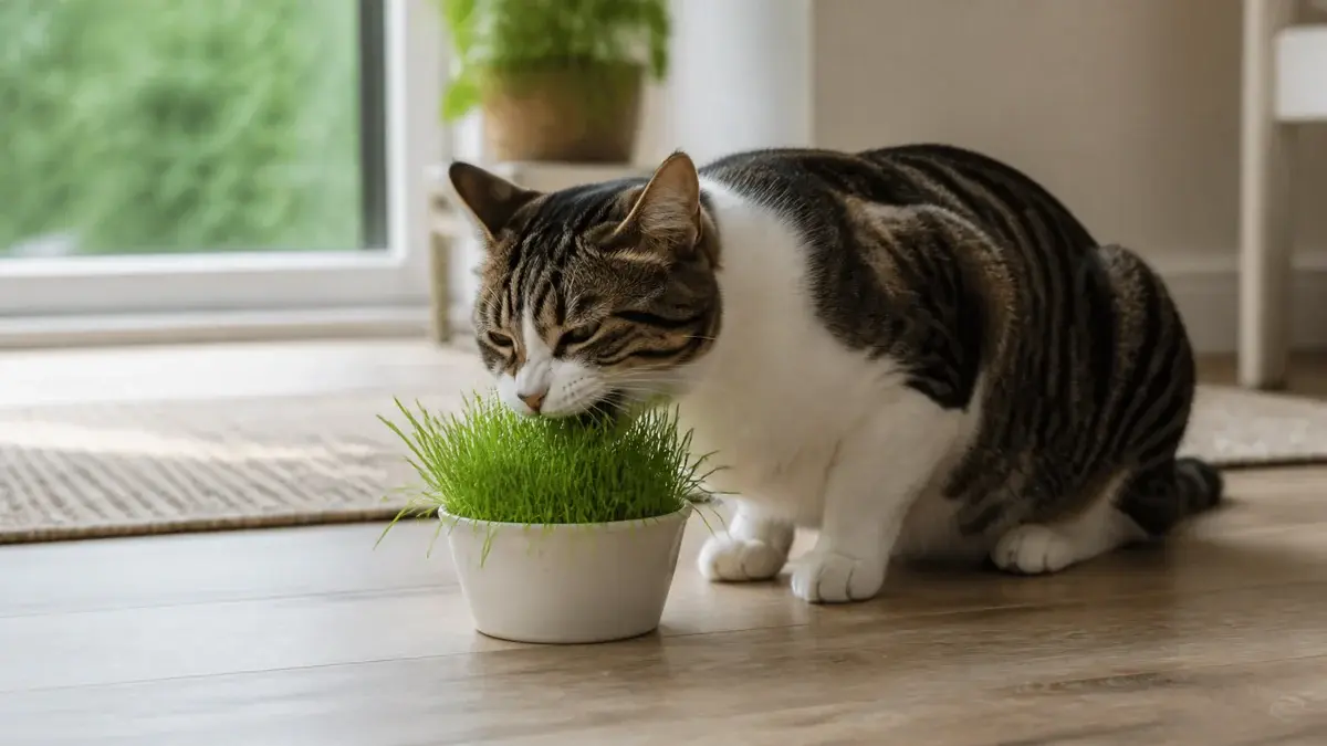 Hvorfor spiser katten gress? Årsaker og faresignaler | Aslo.no