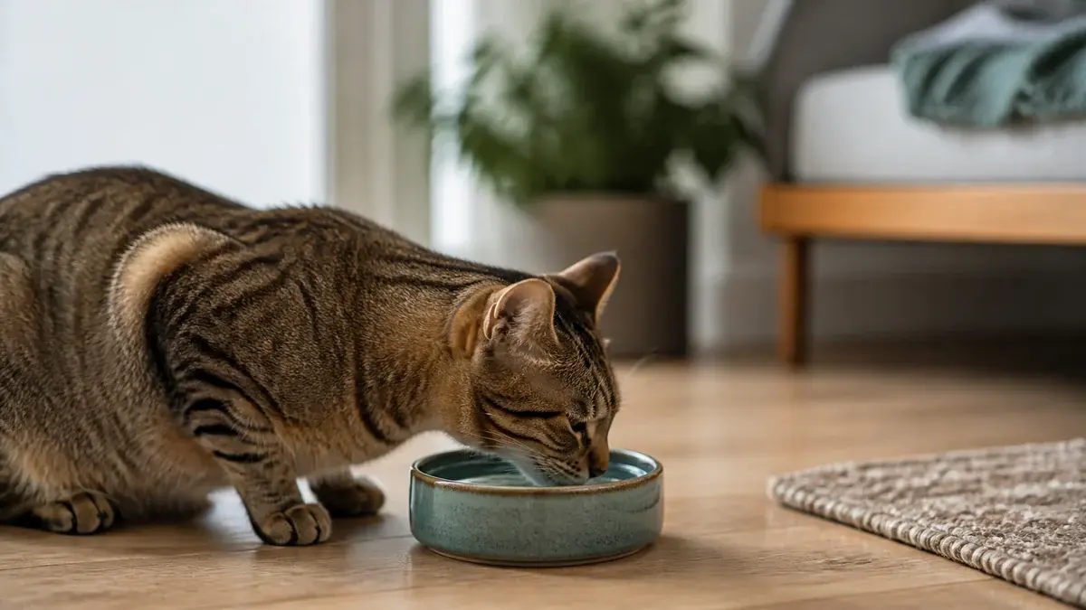 Katt drikker lite? Slik følger du med og hjelper trygt