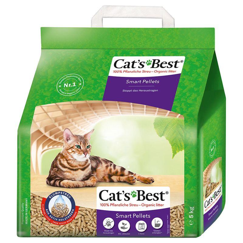 Pakke med Cat's Best Smart Pellets klumpende kattesand av trefiber